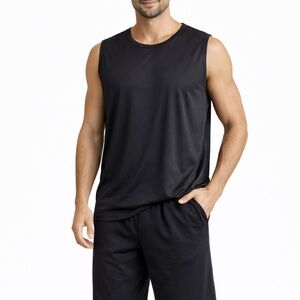 NWT UPF 50 Men's Black Tank Top